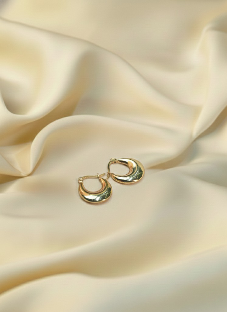 MOON CURVE HOOPS