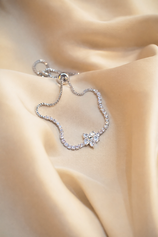 FLOWER STONE (Silver)